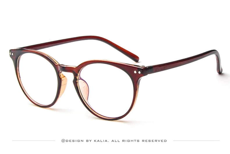 Fashion Anti blue rays computer Glasses Women Men Clear Optical Glasses Retro Transparent Round Eyeglasses Lady Spectacle Frame