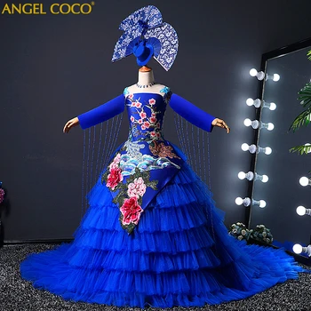 

Celebrity Children's Formal Dress Kids Girls Clothes For Christmas Halloween Birthday Costume Pageant Party Dresses Custom Made