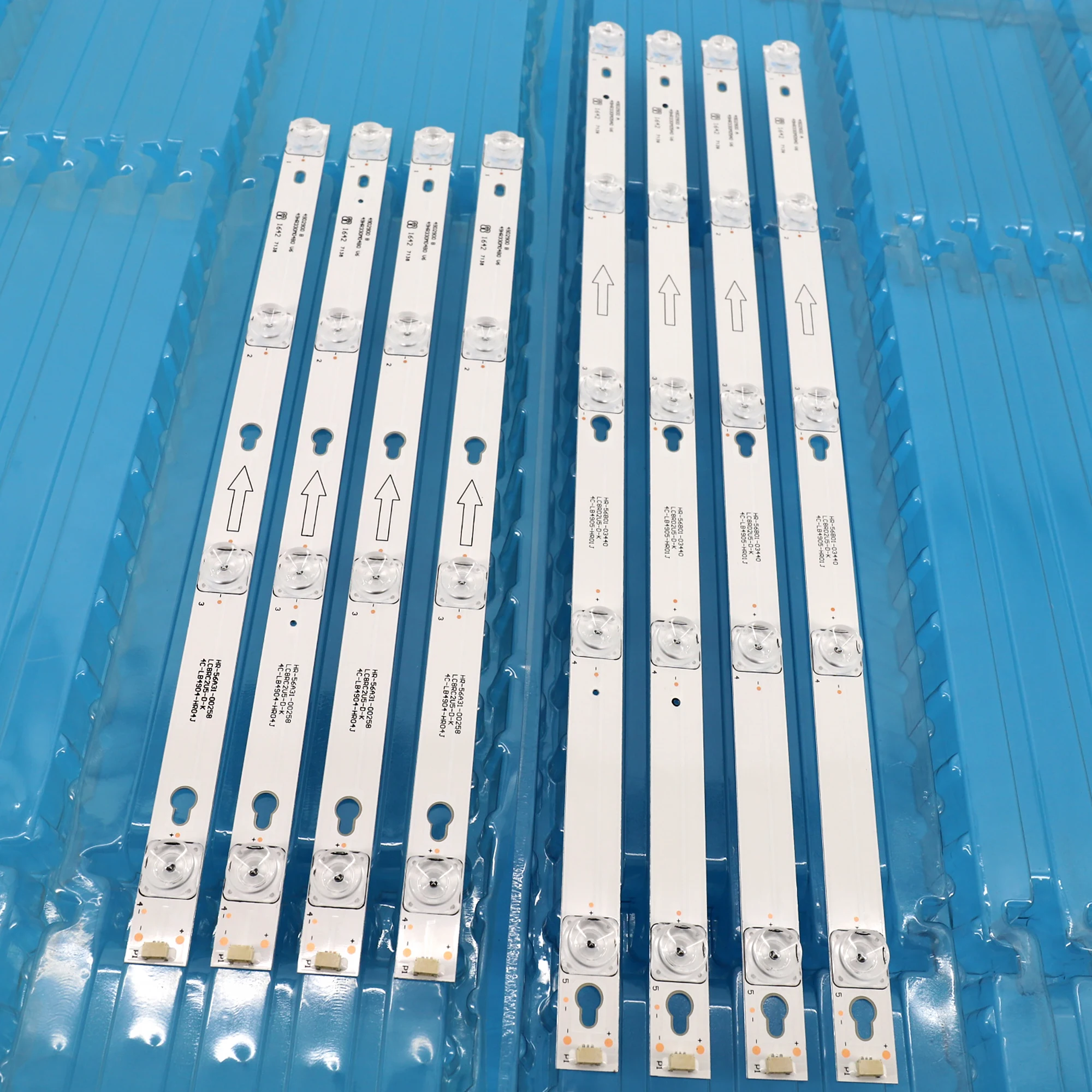5set=40pcs 도시바 49L2600 L49S4900fs 49U7800 49P2US 49L2900 49D2900 49S405 49S403 TOT_49_D2900 용 LED 백라이트 스트립