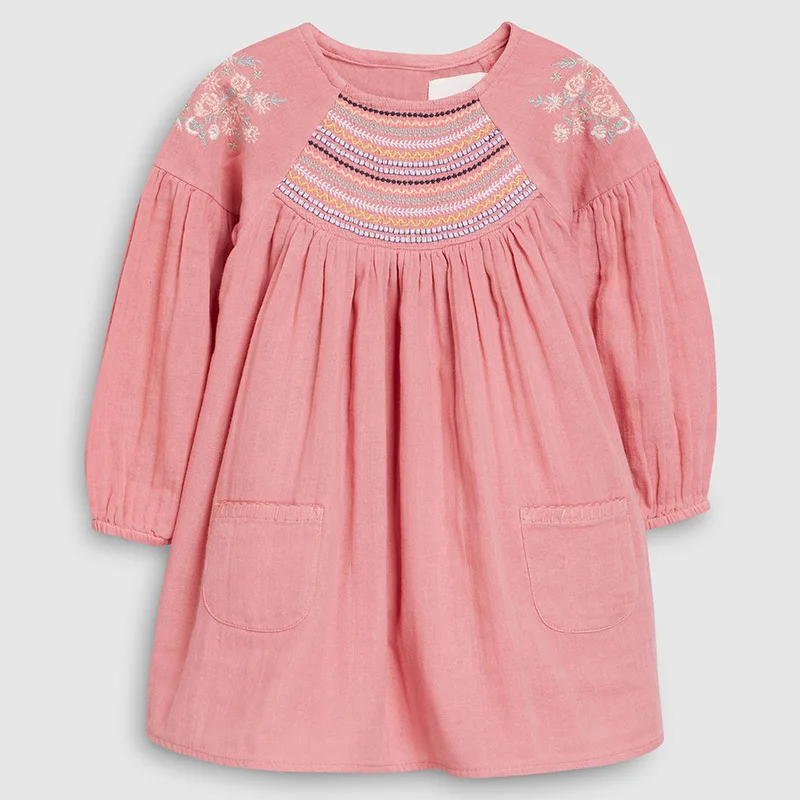 Little maven/ г. Осенняя детская брендовая одежда для маленьких девочек; хлопковые платья в полоску с цветочным рисунком для маленьких девочек