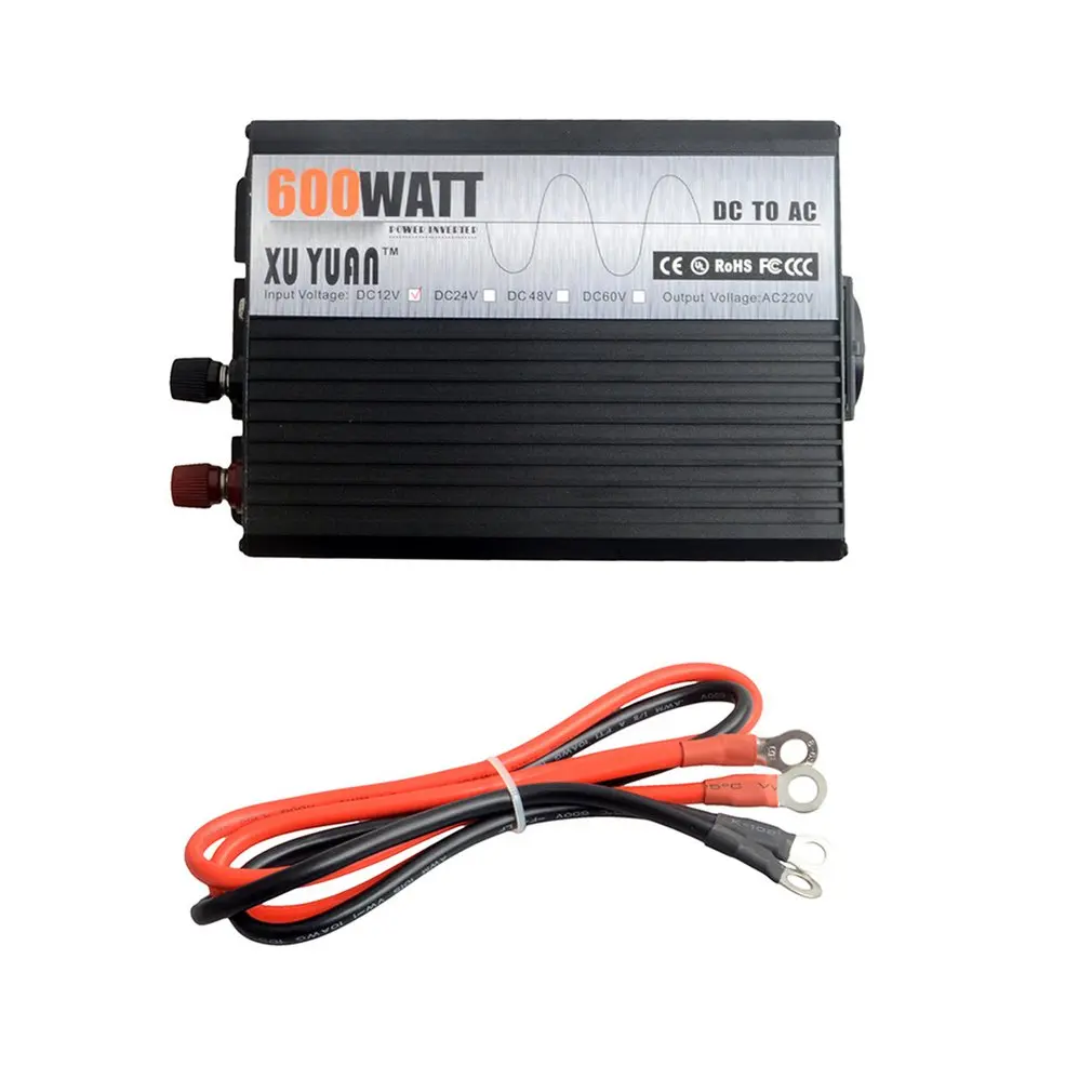 

3000W 12V-220V Car Power Inverter Converter Charger Adapter Pure Sine Wave with EU Plug Intelligent protection