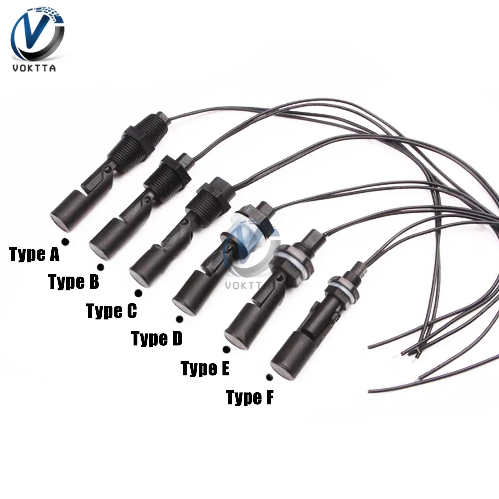 A/B/C/D/E/F Type Water Level Sensor Low Pressure Switch Liquid Horizontal Right Angle Float | Инструменты