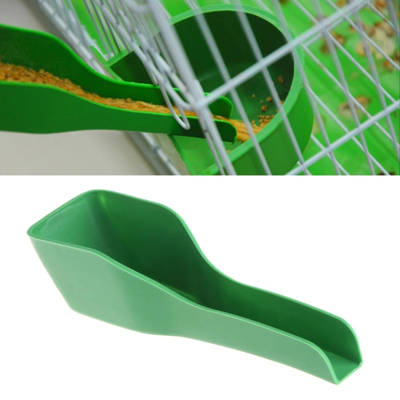 Cuchara para aves de corral, vajilla de alimentación de alimentos, utensilios de grano, pollo