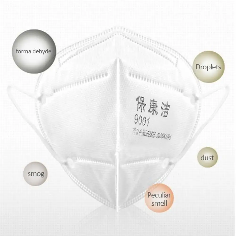 

2/10PCS kN95 Mask Antivirus Flu Anti Infection KN95 Masks Particulate Respirator PM2.5 Mouth Mask Resists 95% of Bacteria