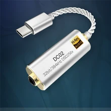 Portable DC01 DC02 for iBasso Headphone Amplifier Adapter USB DAC for Android Phone PC Tablets 2 5mm 3 5mm HiFi HiRes Adapter