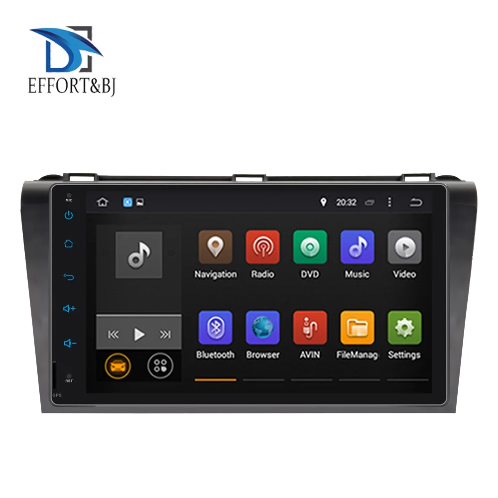Android 9.0 Octa Core 4GB RAM Car PC DVD Head Unit with Bluetooth For Mazda 3 2004-2009 Radio Stereo Wifi Car GPS Navigation