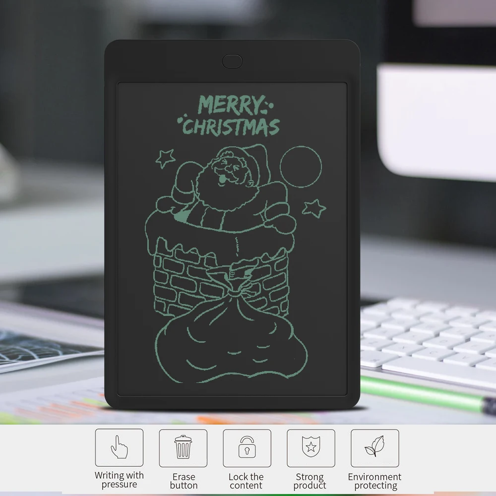 10 дюймов ЖК-дисплей записи планшет для рисования Графика Pad Портативный рукописного ввода графической информации доска Развивающие игрушки для детей, взрослых