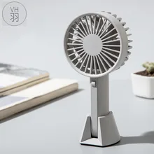 Youpin VH 2 в 1 портативный мини USB фен небольшой вентилятор 3 охлаждения скорость ветра для путешествий на открытом воздухе вентиляторы красный/светло-серый