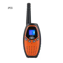 2pcs Mini 3-5km Kids Walkie Talkies Toy Child Electronic Radio Voice Interphone Toy Outdoor LCD Display Walkie Talkies Toy