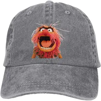 

TSDFCOldman Animal The Muppet Men's and Women's Retro Cowboy Hat Adjustable Cowboy Hat Baseball Cap Gray