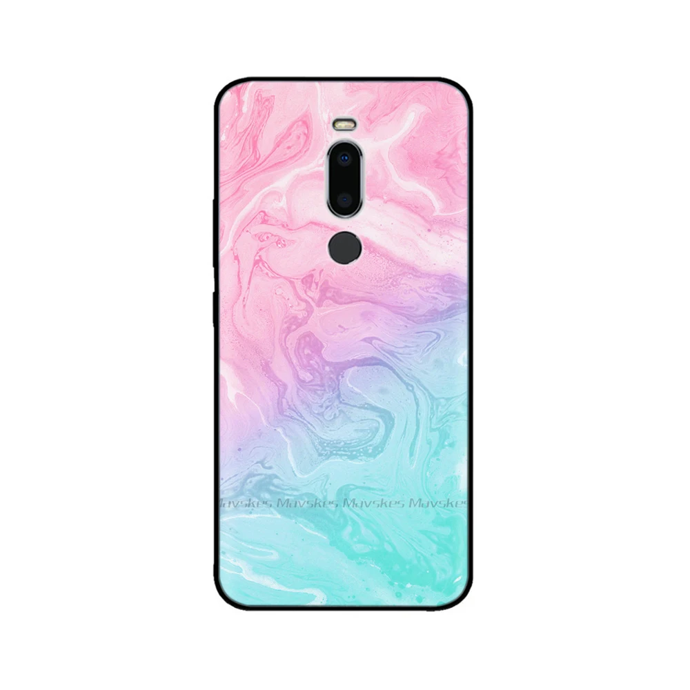 Phone Case for Meizu M8 Lite Soft Tpu Back Cover Protective for Meizu M8 Cover for Meizu M 8 Lite M813H M816H Silicon Flower cases for meizu back Cases For Meizu