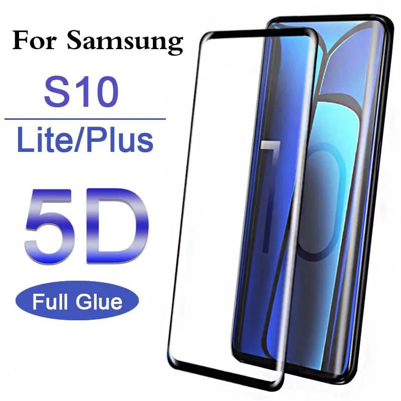 5D полный Клей протектор экрана мобильного телефона для samsung s10e s10 plus защитное стекло безопасности на Galaxy ys10 s 10 e стекло