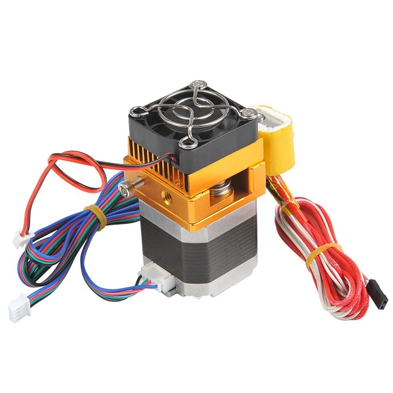 Skup Wytłaczarka Mk8 dysza 0.4Mm 1.75Mm zestaw filamentów głowica wytłaczająca głowica Hotend części do drukarek 3D z gardłem silnika aluminium Pa