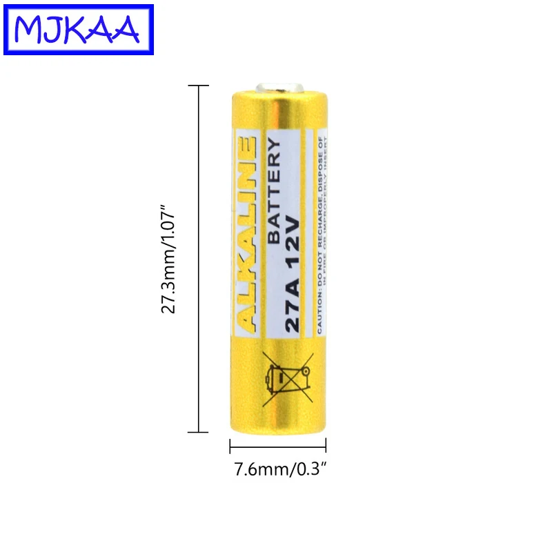 MJKAA 10 шт. 27A 12 В щелочные батареи MN27 27A L828 A27 супер батареи для дверной звонок дистанционное управление фонарик