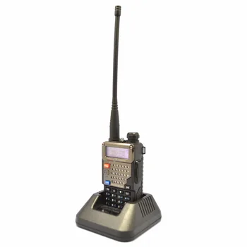 

Baofeng UV-5RE+ PLUS Walkie Talkies Dual Band Cb Handy Hunting Radio Receiver With Headfone UHF 400-470MHz VHF136-174MHz