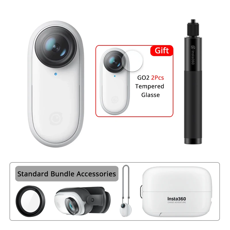 Insta360 GO 2 32G 64GB Small Action Camera Mini Sport Vlog Video Camera Insta360 Go 2 32G 64G Camera Go2 For IPhone and Android 