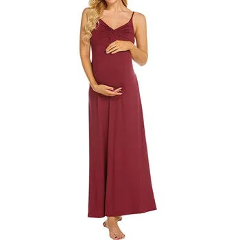 

2020 New Maternity Dresses Pregnancy Clothes Dress Women Casual Summer Sleeveless Pregnant Mama Clothing Vestidos Ropa De Mujer