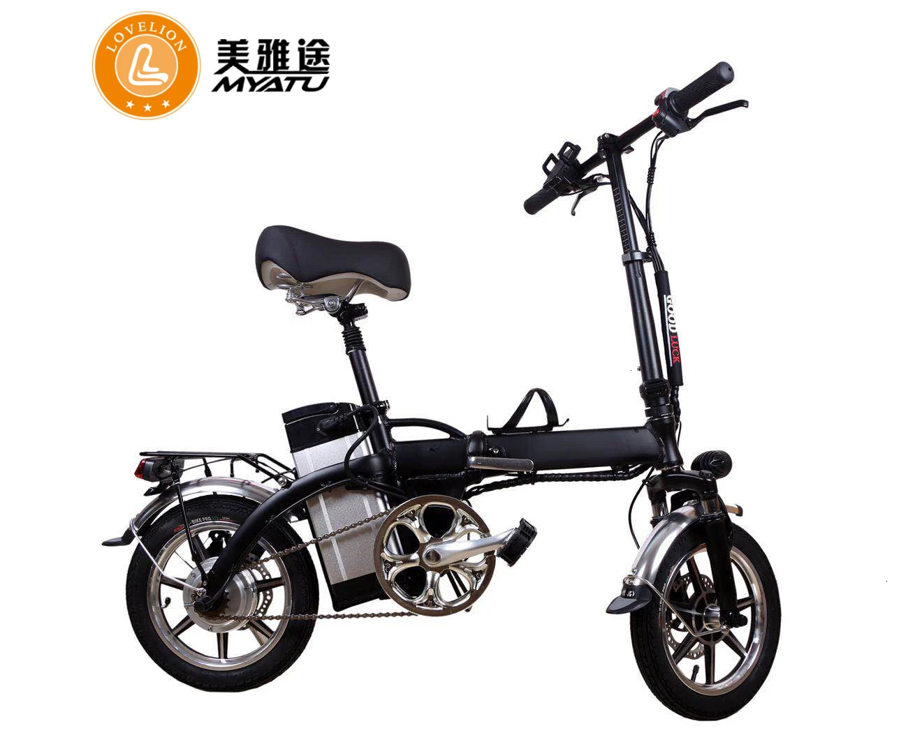

[MYATU] Overseas warehouse folding electric bicycle 48V 12A battery high speed motor electric vehicle