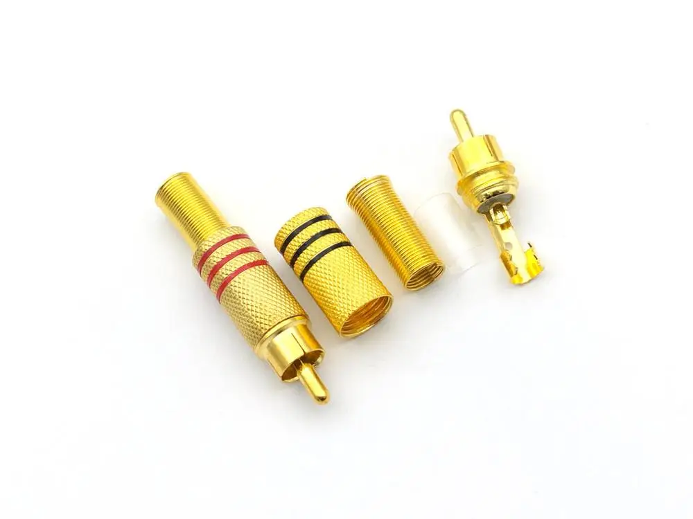 1000 шт. Штекерный аудиокабель с разъемом RCA адаптер для пайки|adapter connector|adapter audio