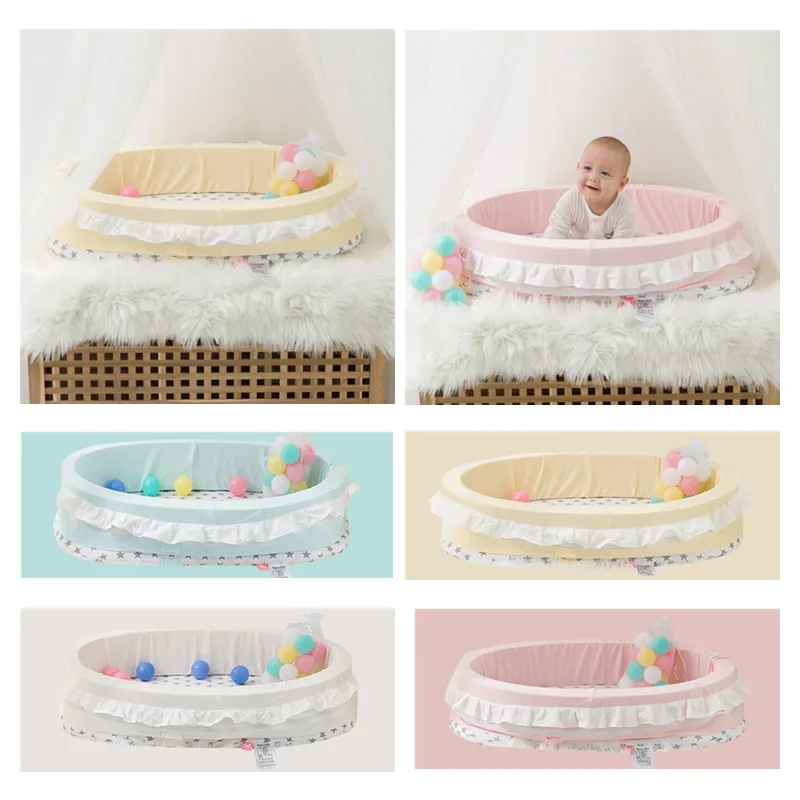 Portable Removable Newborn Baby Crib Travel Bed Nest Bed Cotton Cot Travel Bed Cradle For Children Infant Kids