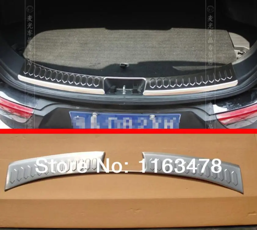 Для KIA Sportage 2010 2011 2012 2013 2014 Защита бампера из нержавеющей стали для салона и заднего