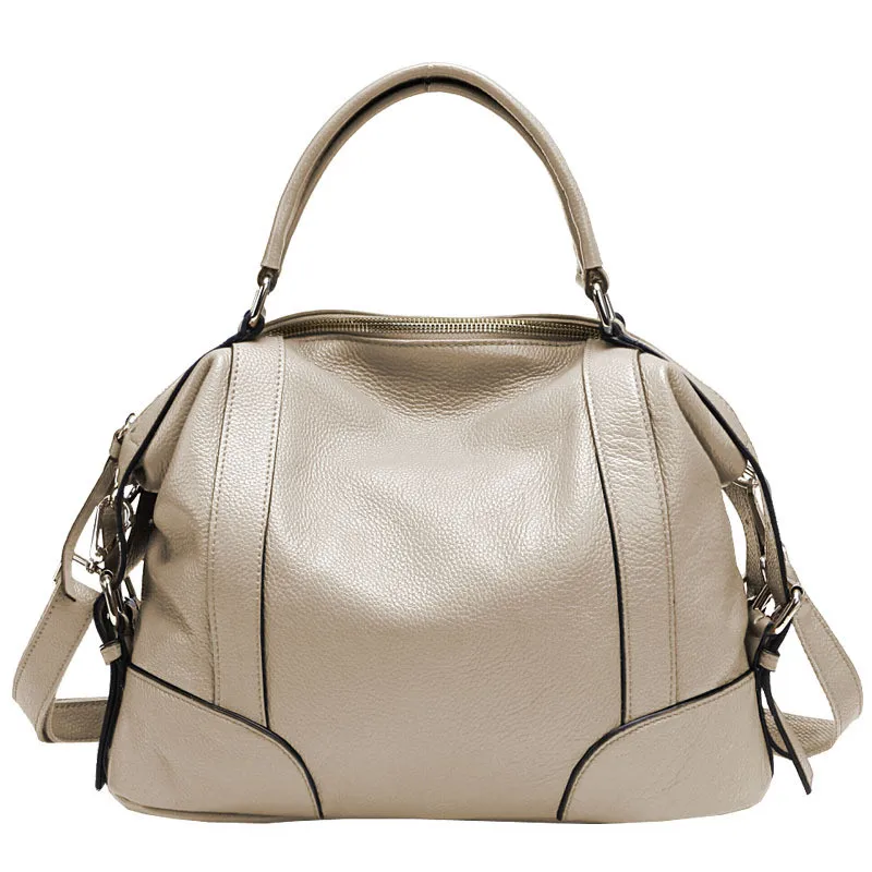 Genuine Leather Women Handbags Soft Natural Leather Daily Bag Top Grade Women Shoulder Bags High Quality Handbag