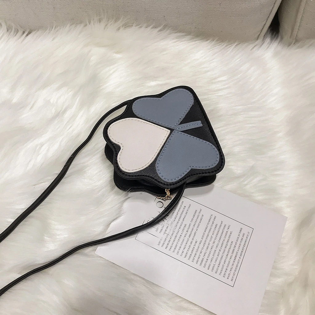 2019 Girl Backpacks Coin Purse Handbag Children Wallet Small Kids Shoulder Handbag Crossbody Purse Money Baby Heart Bags 823