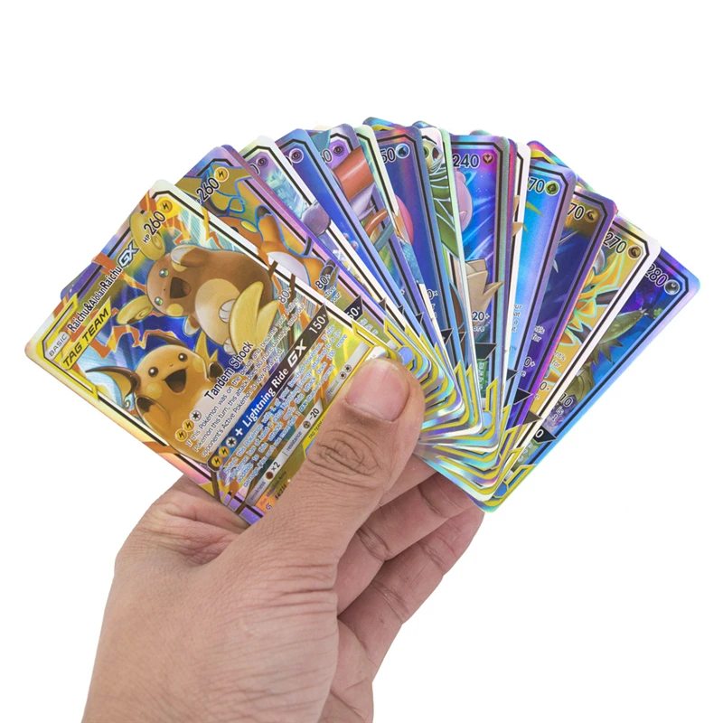2022 New Pokemon Cards 60GX Tag Team 30 V Vmax 20EX MEGA Energy Game Battle Carte Trading Collection Cards Toys Children Gifts