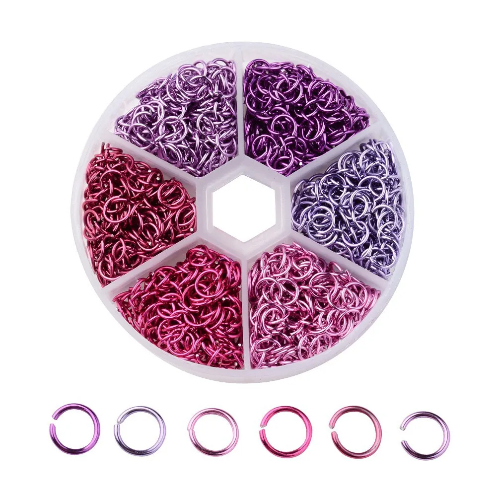 

Jump Ring Jewelry Making Supplies Connection Ring Combination Set Handmade Diy Jewelry Accessories 6mm Color