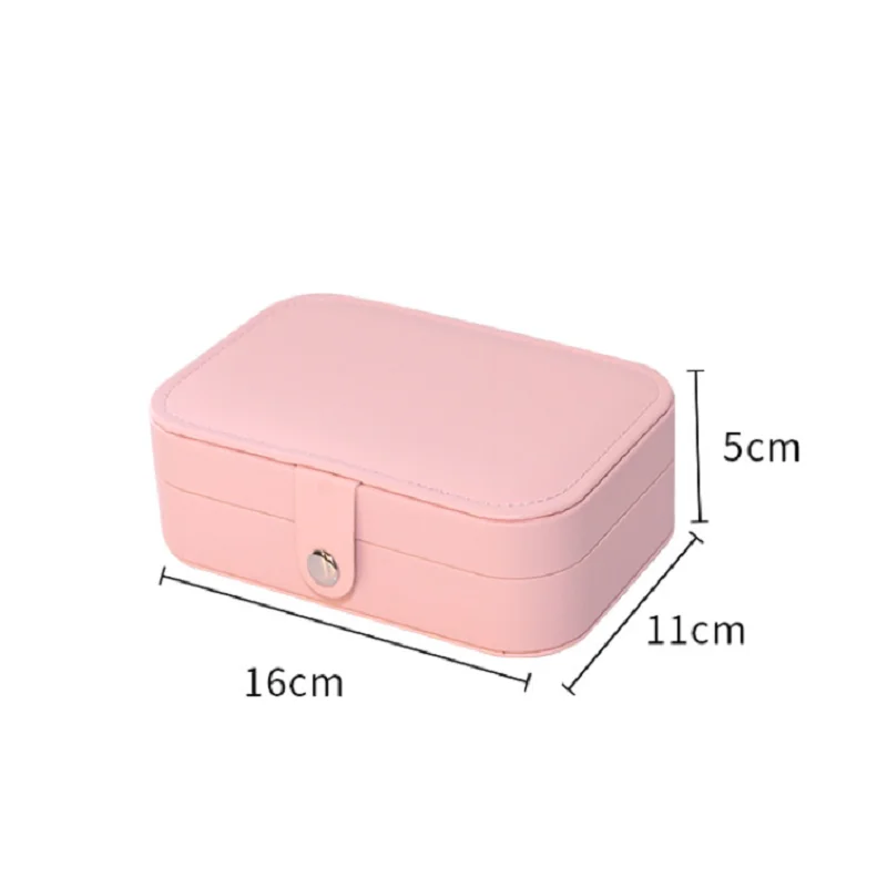 

Jewelry Box Household Portable Necklace Earrings Storage
