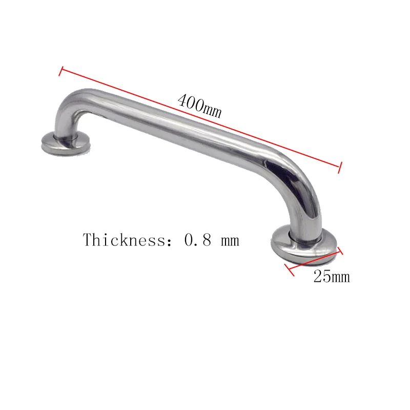 1 шт. 304 дверные ручки из нержавеющей стали для ванной комнаты, туалета, защитные поручни для душа, поручень для безопасности, вешалка для полотенец