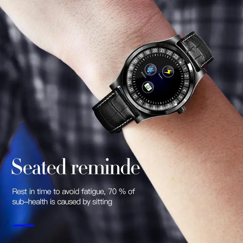 Смарт-часы R68 Bluetooth круглый экран Smartwatch поддержка SIM TF карта трекер сна напоминание о звонках шагомер
