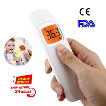 

Baby Adult Digital Thermometer Infrared Forehead Body Thermometer Gun Non-contact Temperature Measurement Device CE