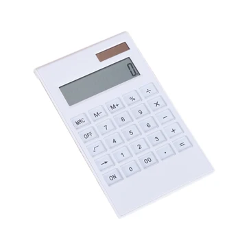 

Universal Soft Keyboard Stationery Digital Study Handheld Portable Solar Powered Teaching Students Calculator