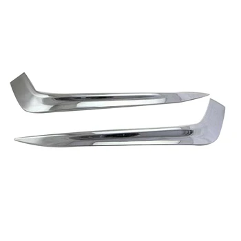 

Chrome Front Fog Light Lamp Eyelid Cover Trim for Honda Civic 10Th 2016-2018