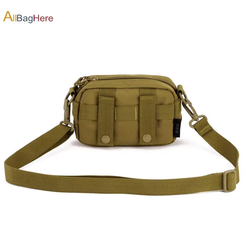 Mini Molle Pouch 5.5 inches Phone Bag Tactical Fishing Hiking Crossbody Camo Travel Portable Shoulder Sling Bag Climbing Cycling