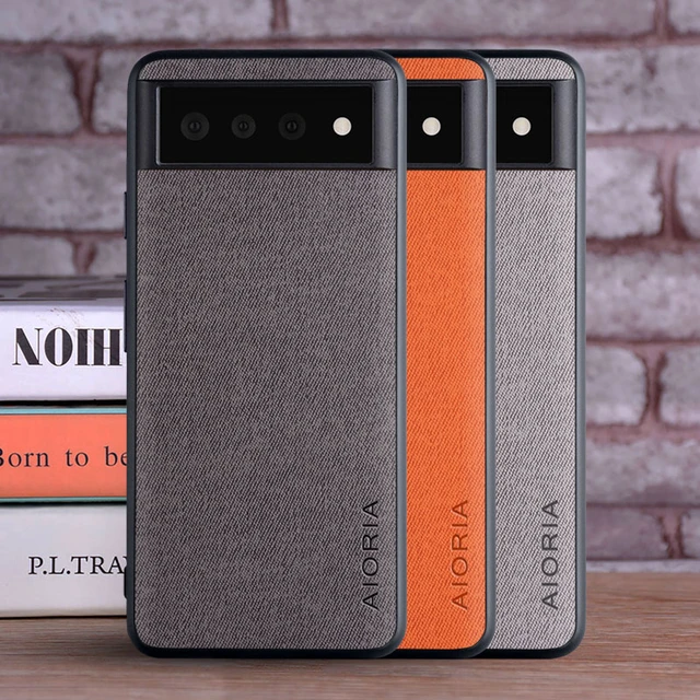 Case for Google Pixel 6 Pro 6A coque Luxury textile Leather skin soft TPU hard phone, funda pixel 6 - Vimarsana News