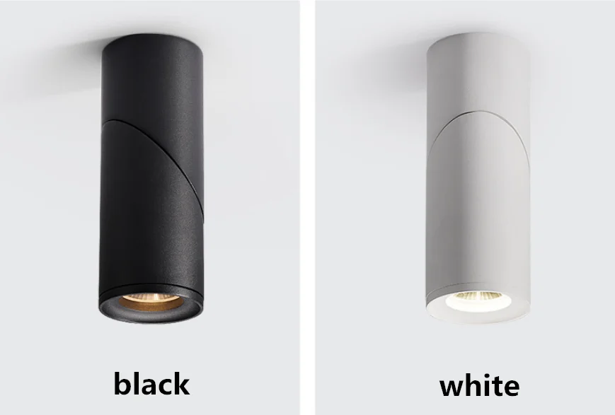 Dimmable Rotating LED Downlights 7W9W12W15W COB LED Ceiling Spot Lights AC110-220V Wall Lamp Warm Cold White Indoor Lighting Led Ceiling Light Ceiling Light Motion Sensor Ceiling Lamp Dimmable Spotlights