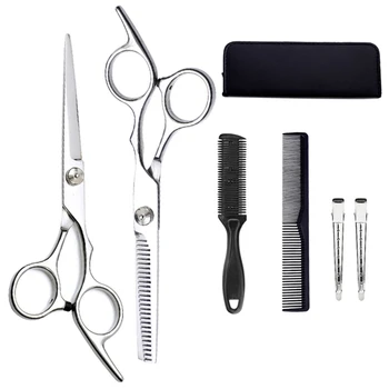 

7pcs/set New Profissional Hairdressing Scissors Hair Cutting Scissors Set Barber Shears High Quality Salon Multi-color