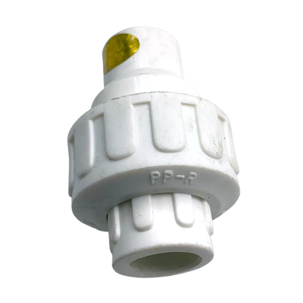 1pc 20mm PPR Check Valve Shutoff Valve PPR Pipe Adapters Tube Plastic White