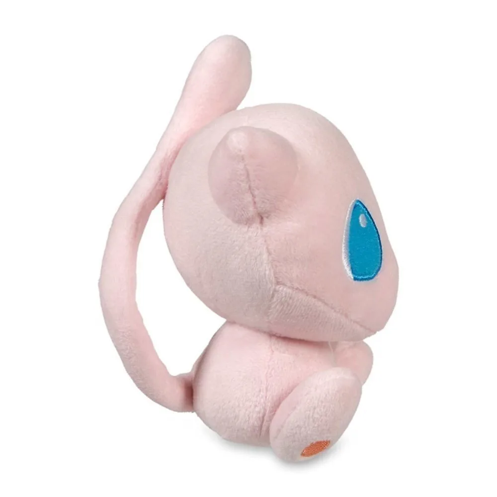 6 дюймов Mega Mew Eevee фигурка плюшевая розовая симпатичная Реалистичная симпатичная Высококачественная игрушка для детей подарок на Рождество и день рождения
