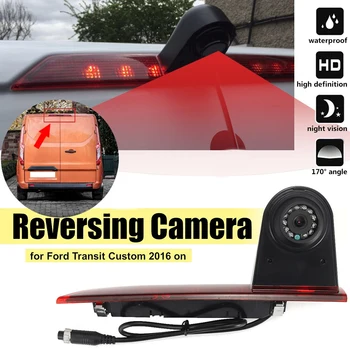 

Night Brake Light Reversing Camera Wide Angle Rear View Parking Camera Replacement for Transit