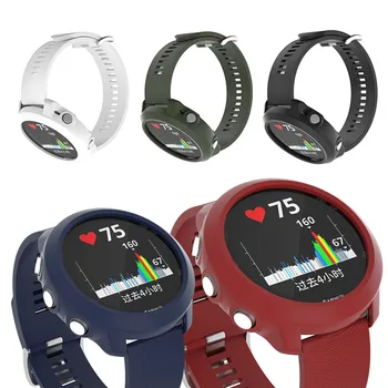 

Bracelet Protector Case For Garmin Forerunner 645 2in1 Watch Strap+Protective Cover For Forerunner645 Silicone Shell Wristband