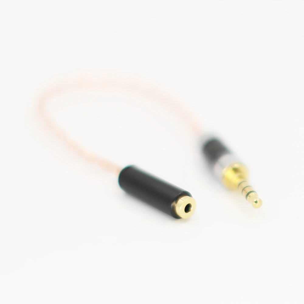Audiocrast 3 5mm Male to 2 5mm Female Headphone Audio Adapter Extender Jack Stereo or Mono for Apple iPhone 6 6S 6 5S 5 iPad