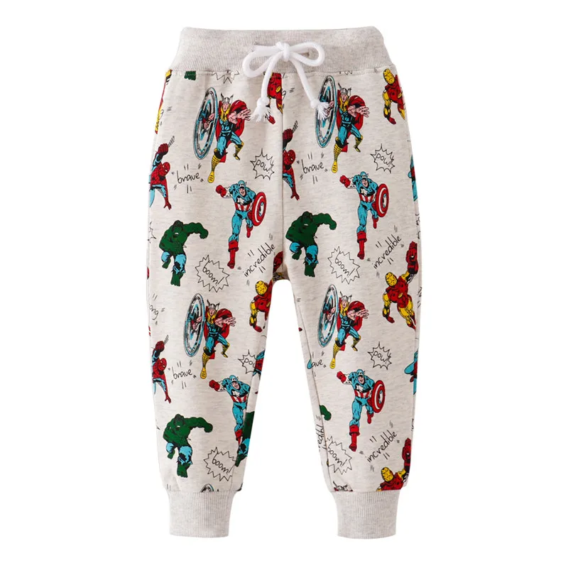 

Funnygame New 2020 Cartoon Children's Long Pants Cotton Cute Boys Girls Sweatpants for Autumn Spring Kids Trousers Pants