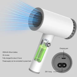 Professional Portable Blow Hair Dryer Strong Power Household Barber Salon Hairdressing Styling Tools