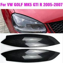 For VW  Golf 5 GTI 2005 2006 2007 Front Fog Light Lamp Cover Eyebrow Eyelid Garnish Streamers