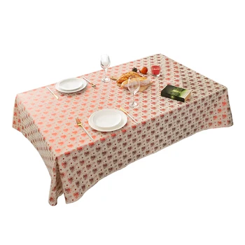 

Cover Home Kitchen Cotton Linen Dinner Party Holiday Table Cloth Hotel Washable Protective Wedding Christmas Decor New Year