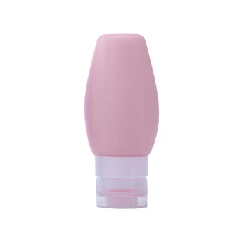 

Travel Bottles Leak Proof BPA Free Silicone Cosmetic Travel Size Toiletry Containers for Shampoo Lotion Soap 1pc Pink