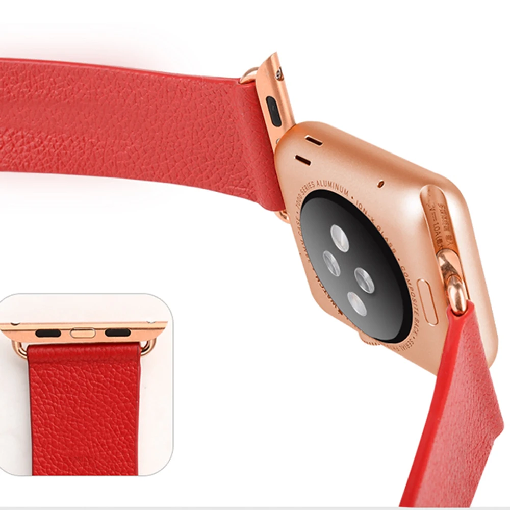 2 шт 38 мм ремешок для часов адаптер из нержавеющей стали для Apple Watch iWatch Металл
